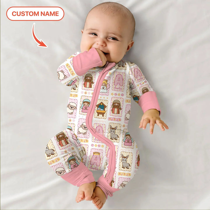 Gerippte Babykleidung mit individuellem Foto - Weich &amp; Skizzenhaft