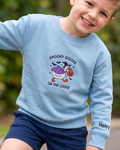 Spooky Goose Embroidered Bamboo Crewneck Sweatshirt