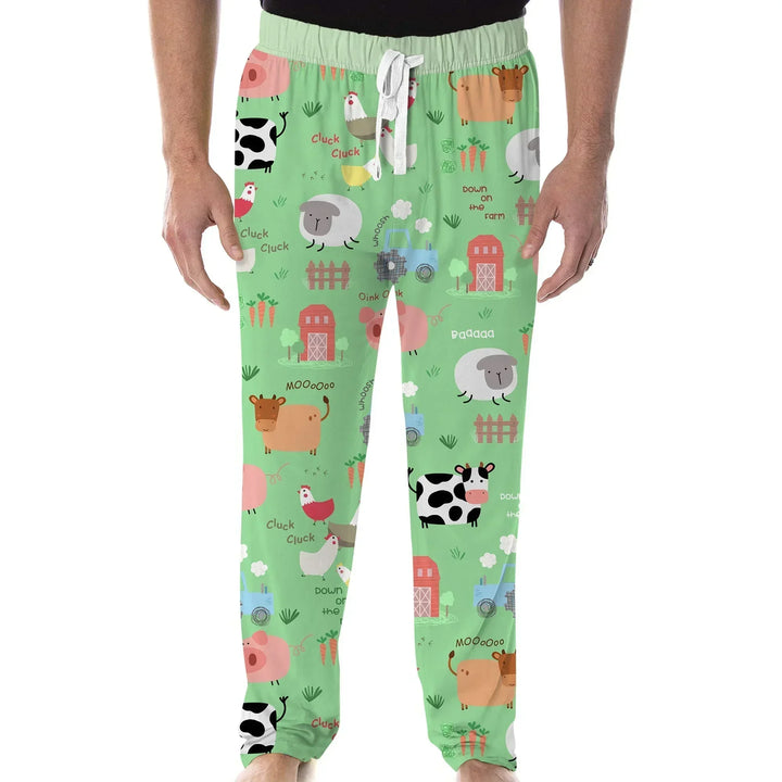 Farm Yard Bamboo Men's Pajama Set