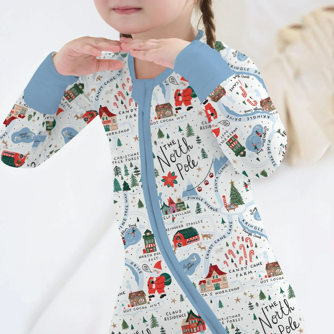 The North Pole Map Convertible Zippy , The North Pole Map Convertible Zippy - 0-3M