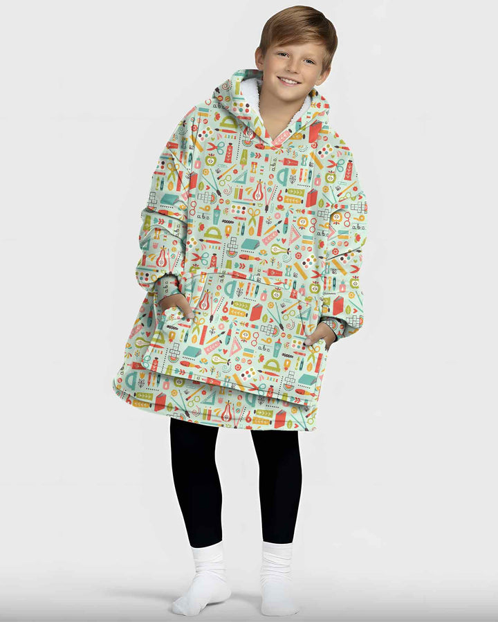 Benutzerdefinierter Bambus-Deckenhoodie (Vorlage)