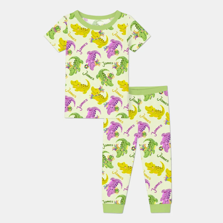 Zweiteiliges, kurzärmliges Pyjama-Set mit Marienkäfern