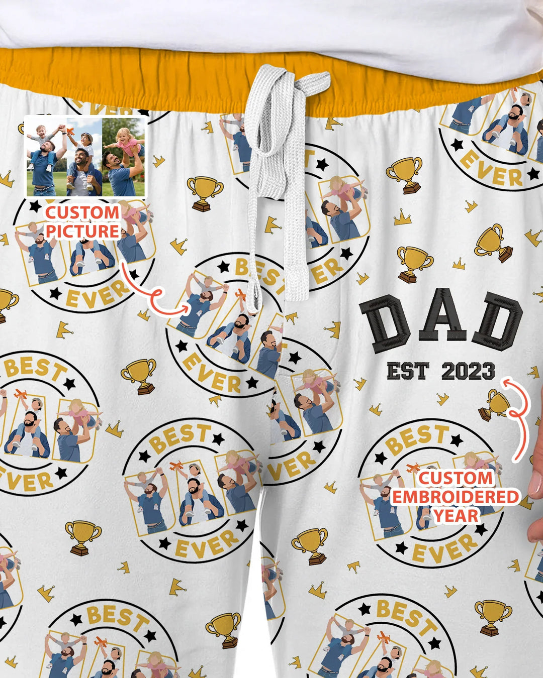 Vorlage Benutzerdefiniertes Herren-Pyjama-Set