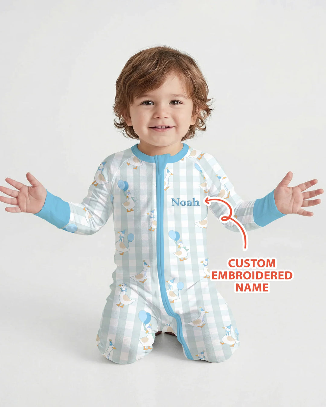 Gerippte Babykleidung mit individuellem Foto - Weich &amp; Skizzenhaft