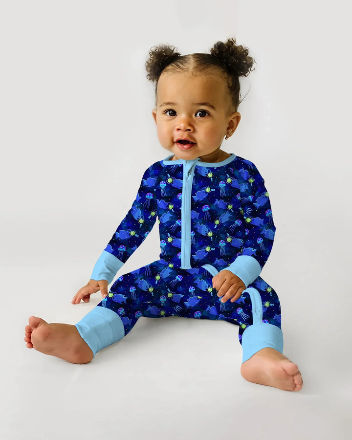 Gerippte Babykleidung mit individuellem Foto - Weich &amp; Skizzenhaft