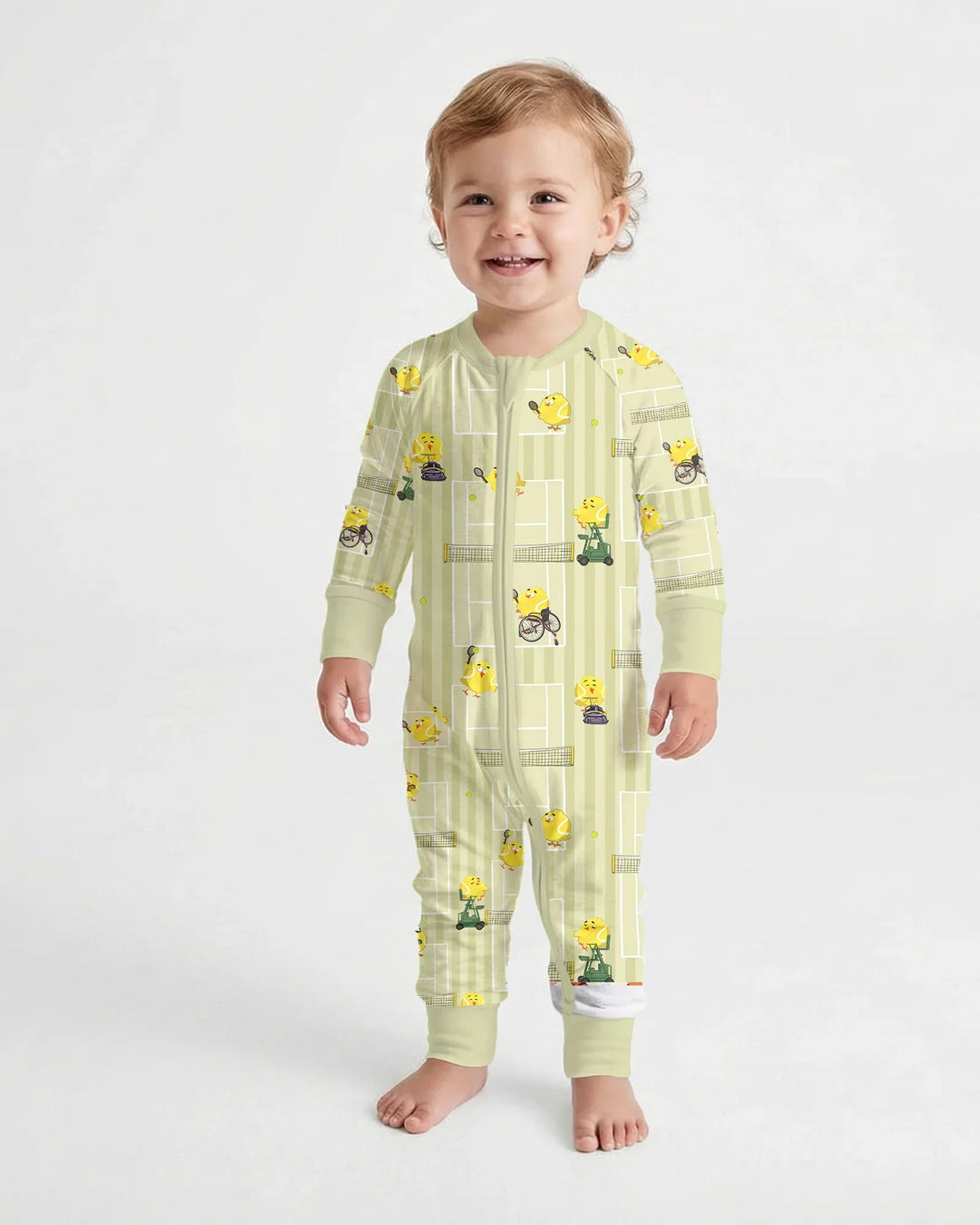 Gerippte Babykleidung mit individuellem Foto - Weich &amp; Skizzenhaft