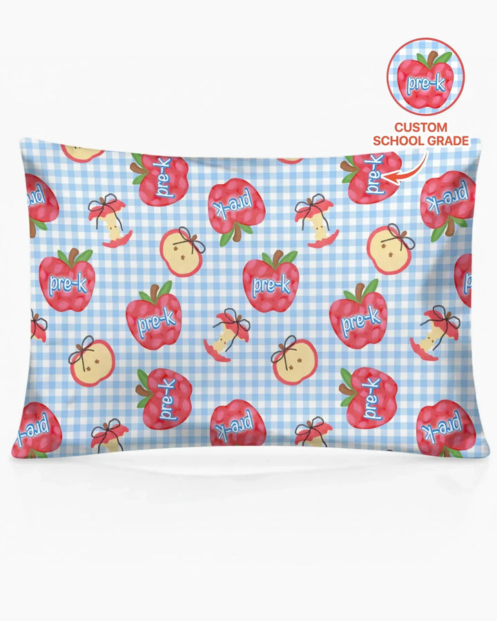 Custom School Grade Apple Days Bamboo Pillow Case