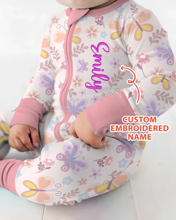 Gerippte Babykleidung mit individuellem Foto - Weich &amp; Skizzenhaft