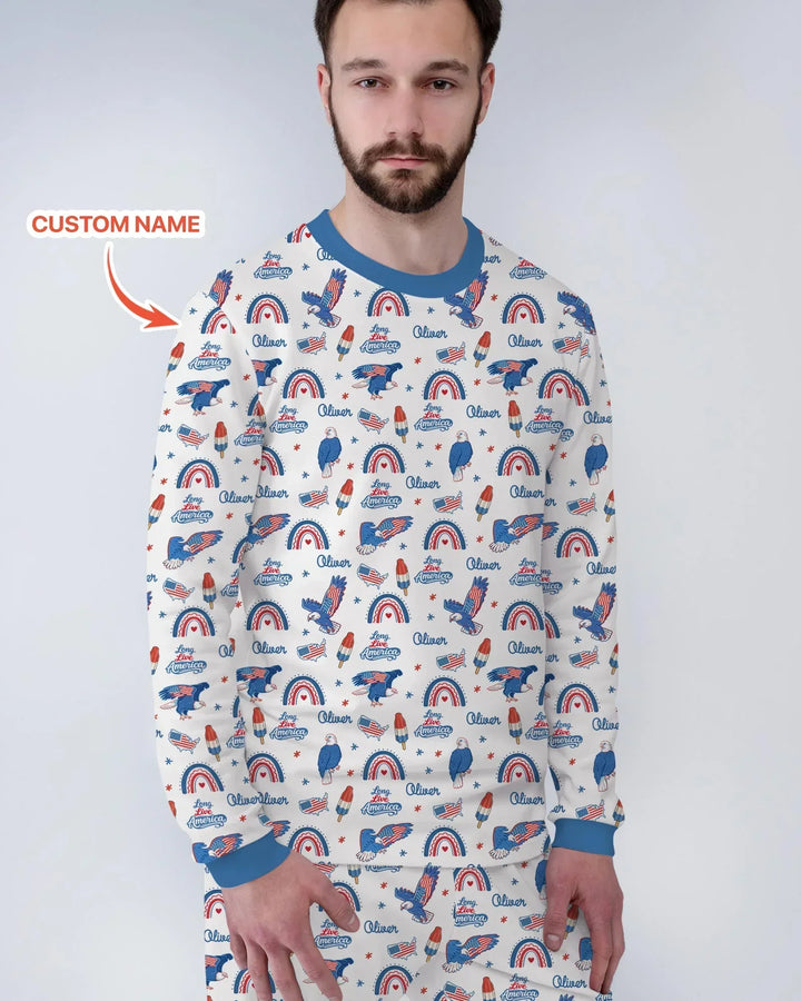 Vorlage Benutzerdefiniertes Herren-Pyjama-Set
