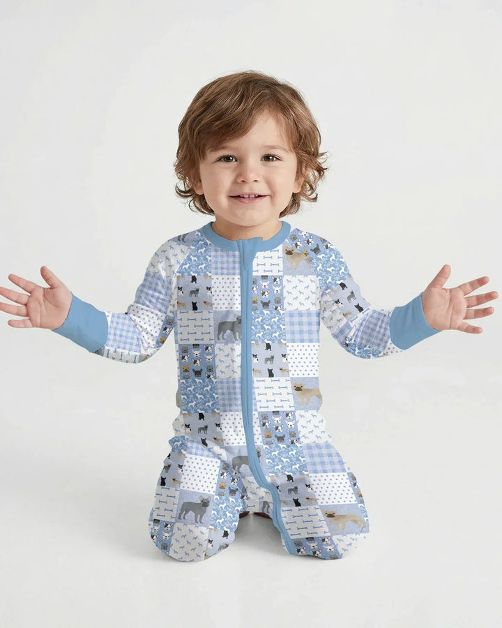 Gerippte Babykleidung mit individuellem Foto - Weich &amp; Skizzenhaft