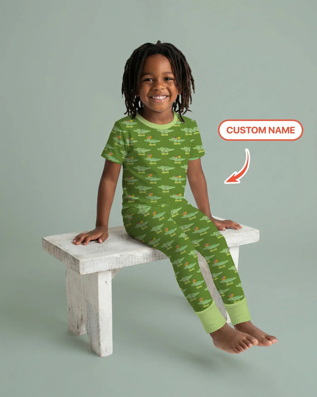 Zweiteiliges, kurzärmliges Pyjama-Set mit Marienkäfern