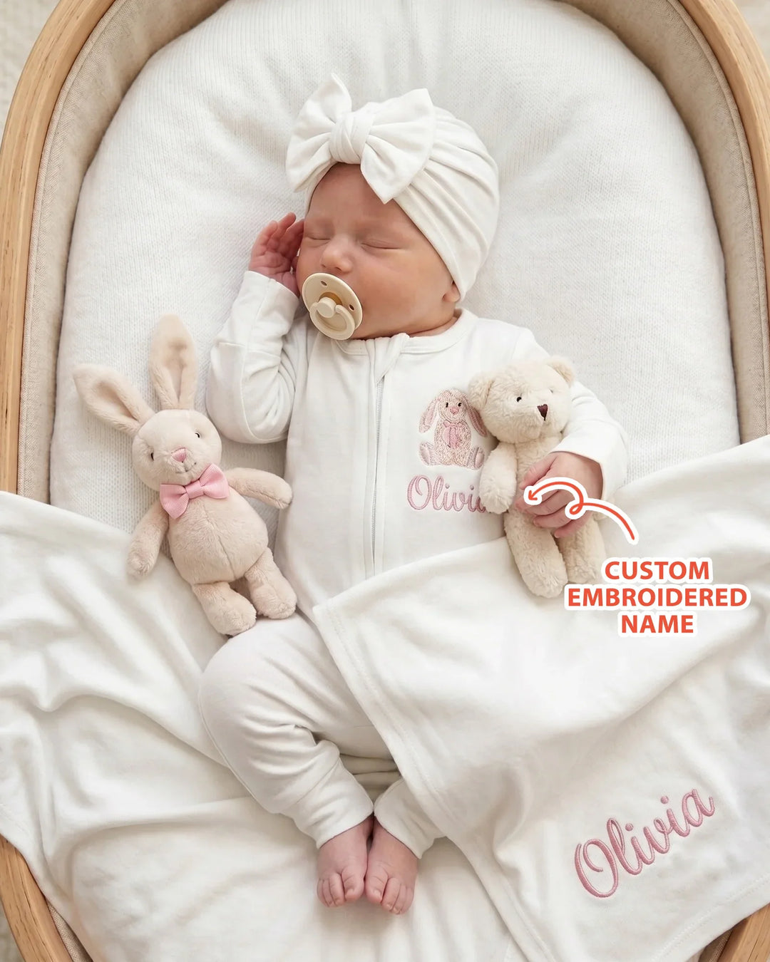 Gerippte Babykleidung mit individuellem Foto - Weich &amp; Skizzenhaft