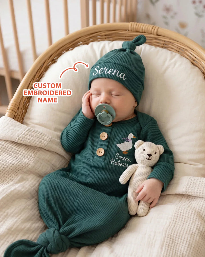 Gerippte Babykleidung mit individuellem Foto - Weich &amp; Skizzenhaft