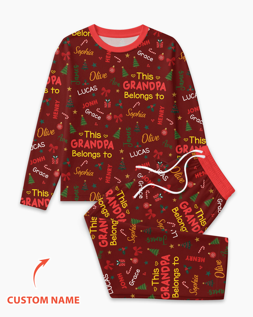 Loved By My Kids Bamboo Men's Pajama Set