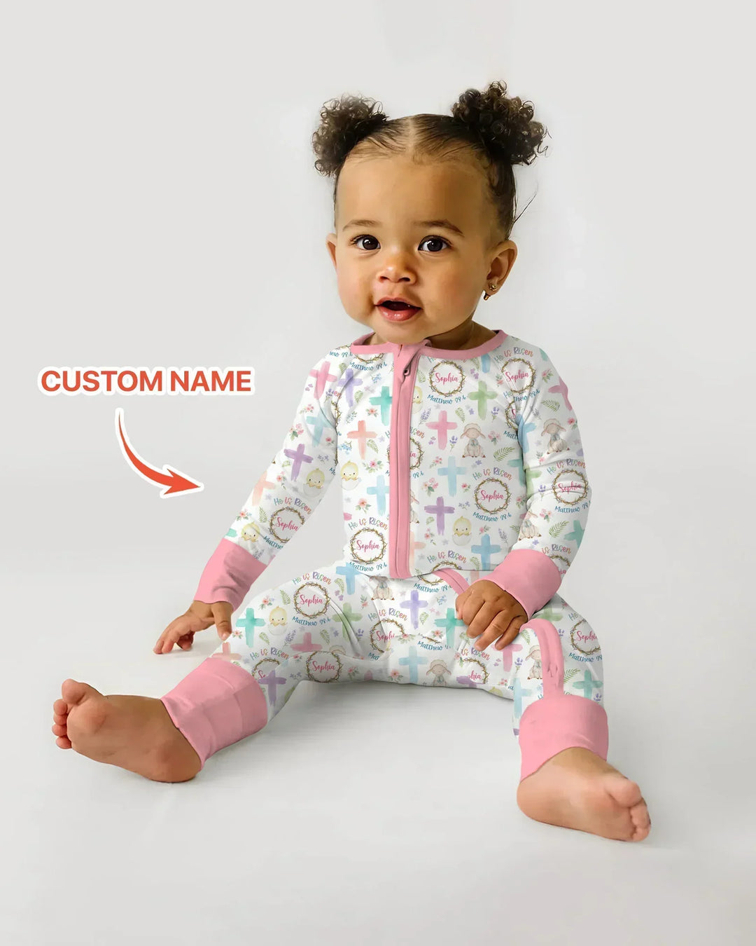 Gerippte Babykleidung mit individuellem Foto - Weich &amp; Skizzenhaft