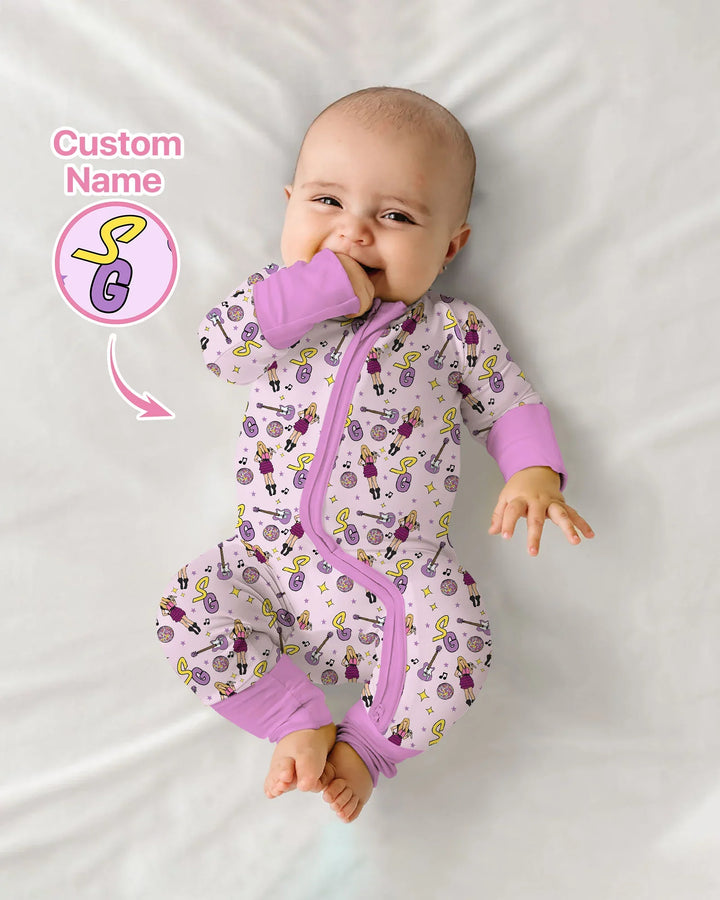 Gerippte Babykleidung mit individuellem Foto - Weich &amp; Skizzenhaft