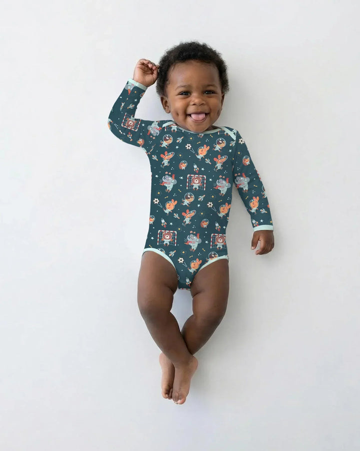 Gerippte Babykleidung mit individuellem Foto - Weich &amp; Skizzenhaft
