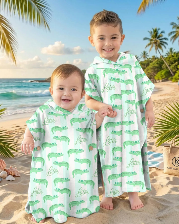 Later Gator Bambus Schwimm-Poncho