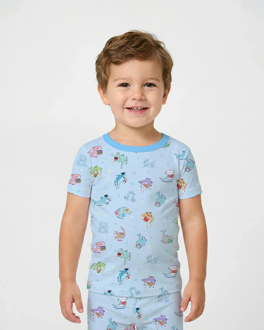 Zweiteiliges, kurzärmliges Pyjama-Set mit Marienkäfern