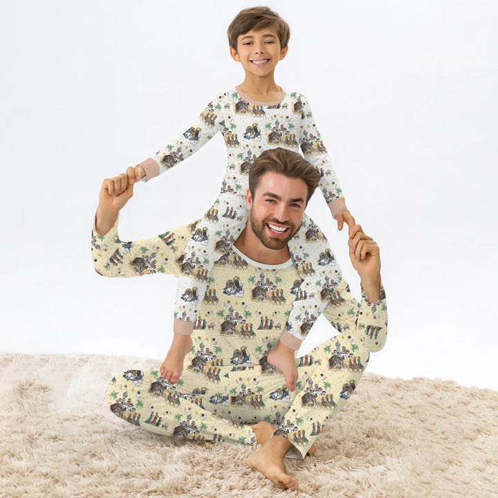 Vorlage Herren-Pyjama-Set