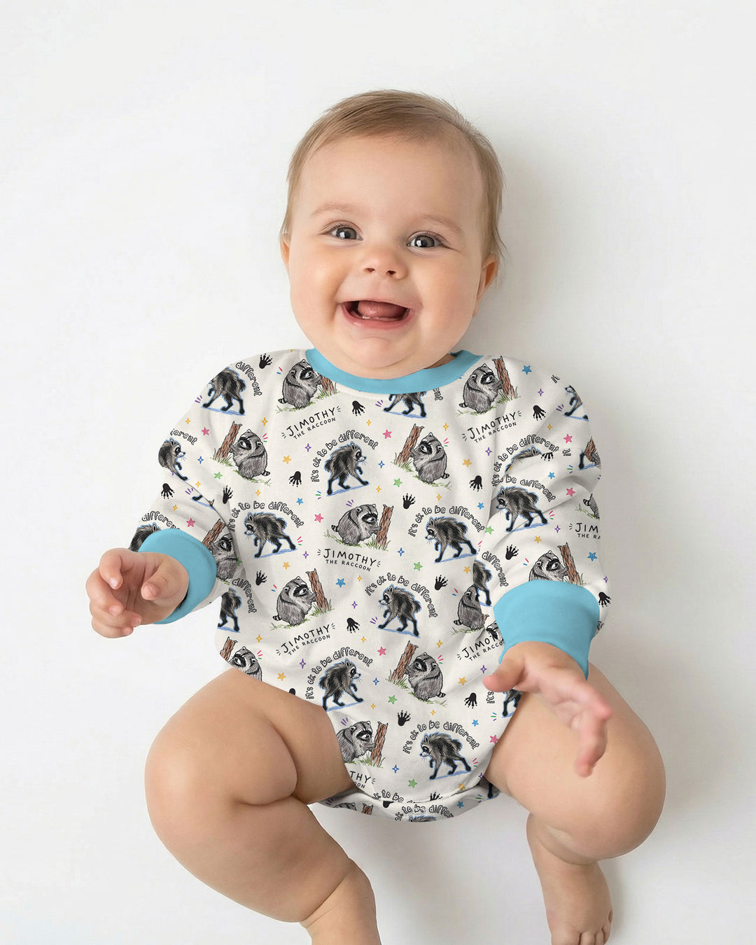 Gerippte Babykleidung mit individuellem Foto - Weich &amp; Skizzenhaft