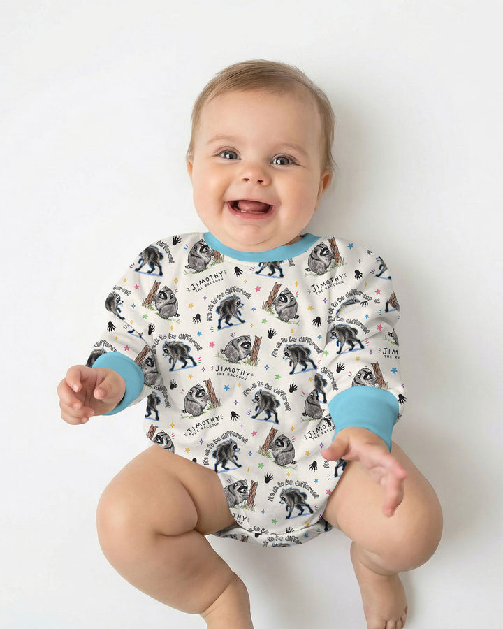 Gerippte Babykleidung mit individuellem Foto - Weich &amp; Skizzenhaft