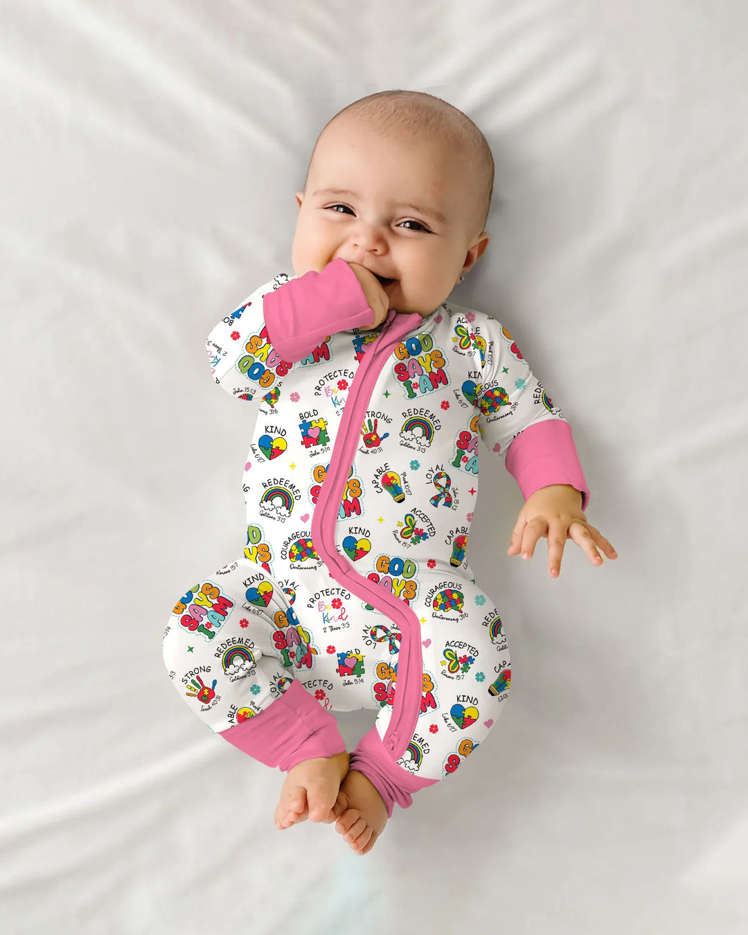 Gerippte Babykleidung mit individuellem Foto - Weich &amp; Skizzenhaft