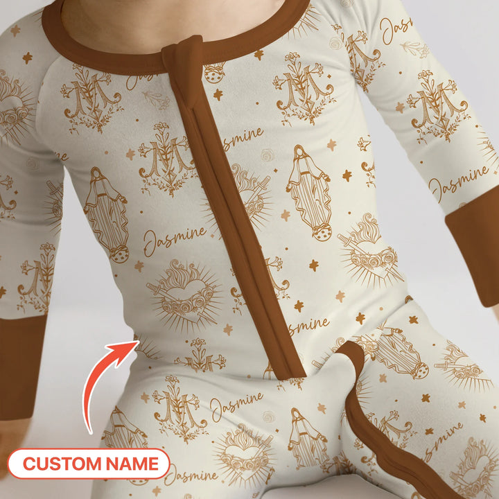 Gerippte Babykleidung mit individuellem Foto - Weich &amp; Skizzenhaft