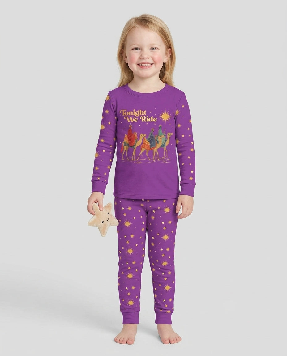 Tonight We Ride Bamboo Two Piece Long Sleeve Pajama Set
