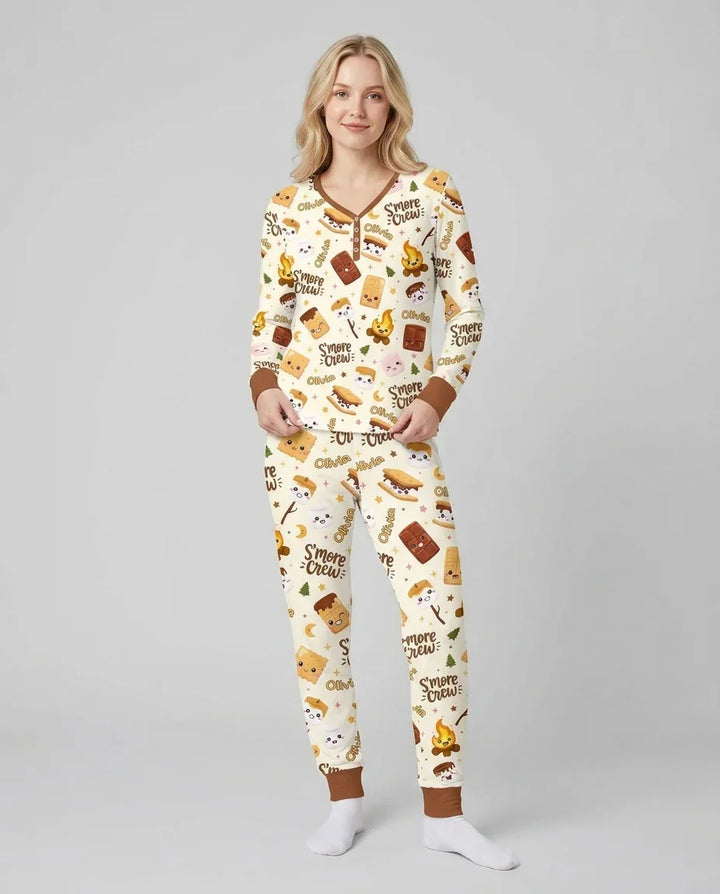 Vorlage Bambus Damen Pyjama Set