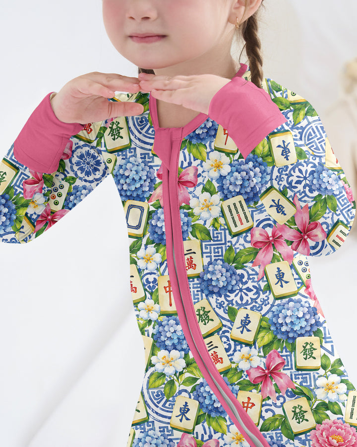 Mahjong in Bloom Bamboo Convertible Zippy