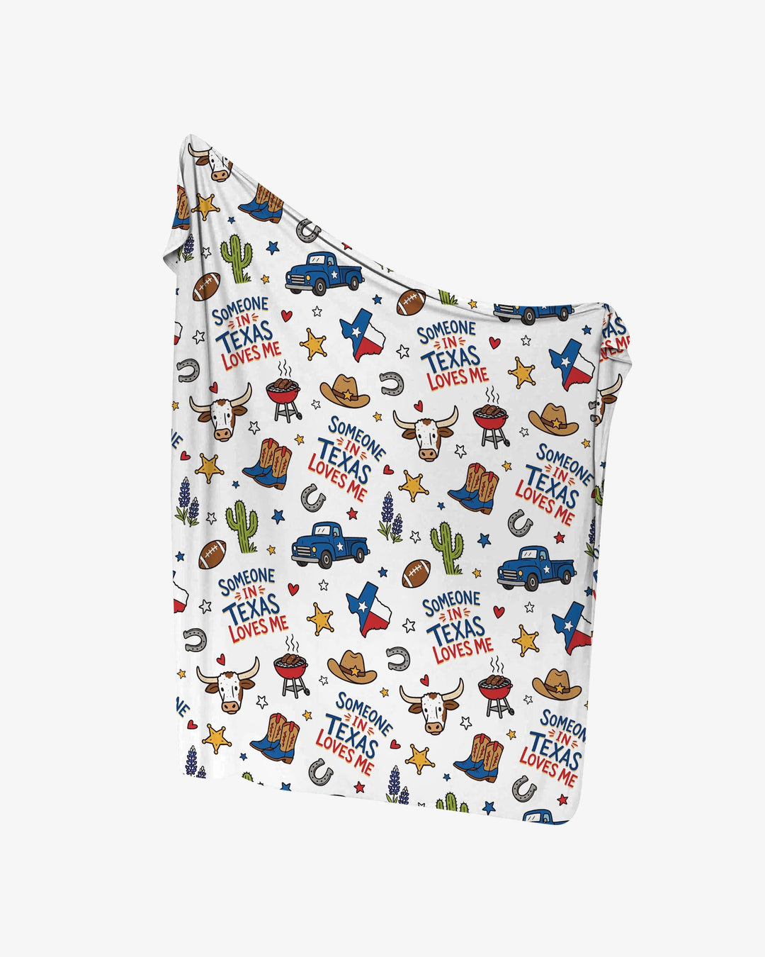 Someone in Texas Loves Me Swaddle Blanket