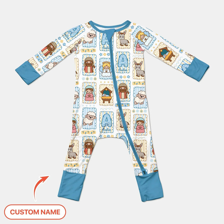 Gerippte Babykleidung mit individuellem Foto - Weich &amp; Skizzenhaft