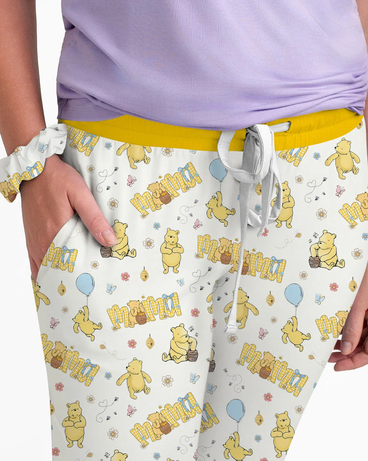 Mama & Mini Honigbär Bambus Damen Pyjama Set