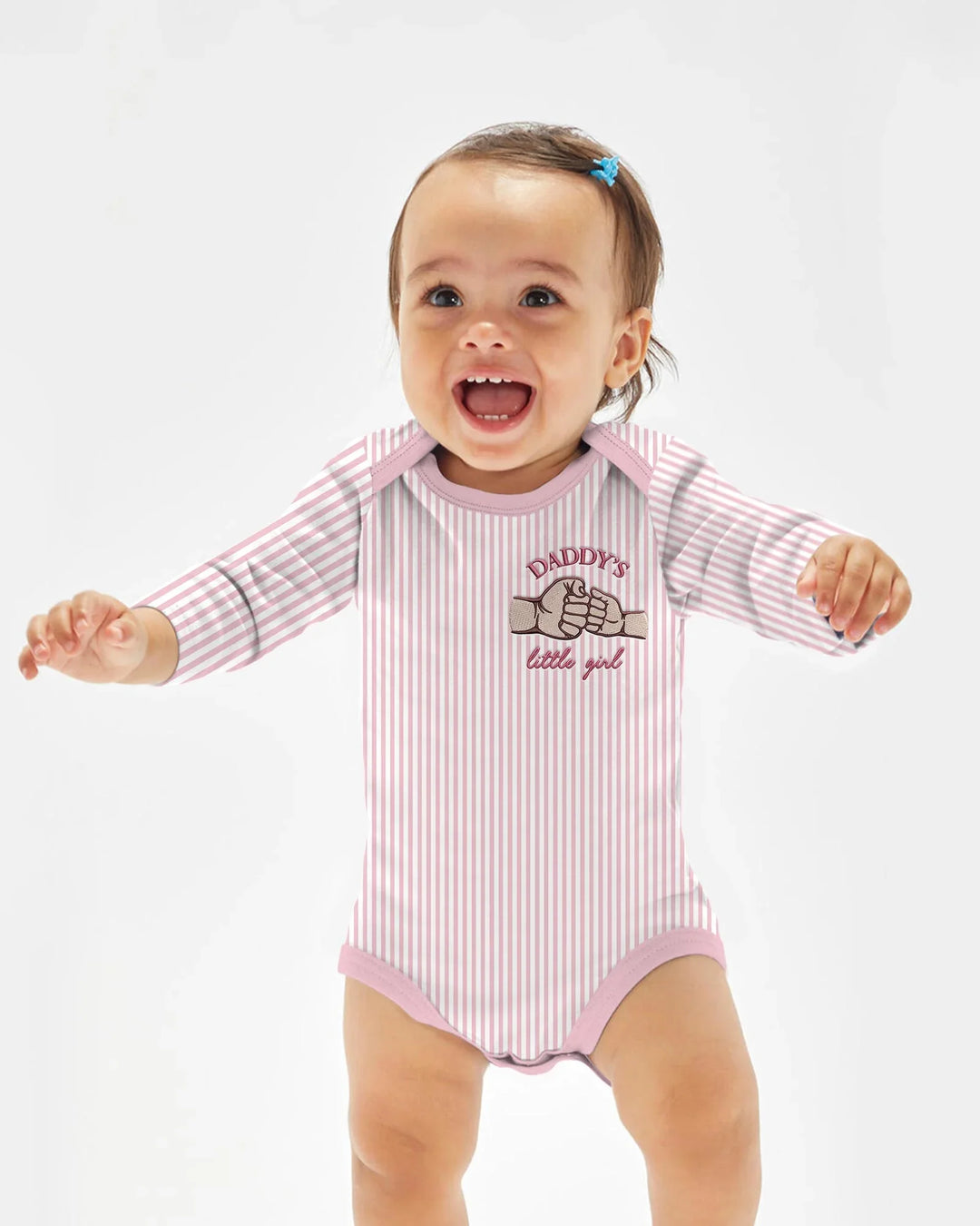 Gerippte Babykleidung mit individuellem Foto - Weich &amp; Skizzenhaft