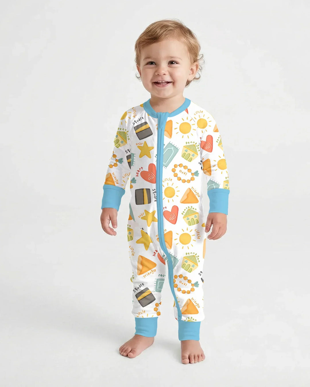 Gerippte Babykleidung mit individuellem Foto - Weich &amp; Skizzenhaft