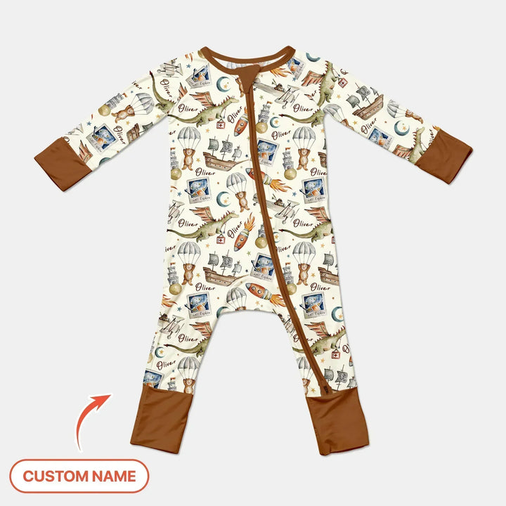 Gerippte Babykleidung mit individuellem Foto - Weich &amp; Skizzenhaft