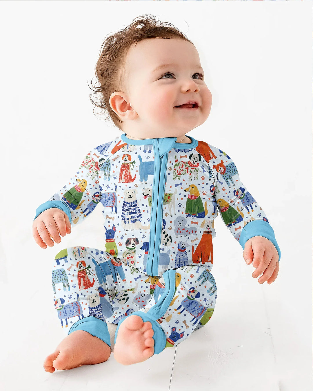 Whimsical Puppy Bamboo Convertible Zippy