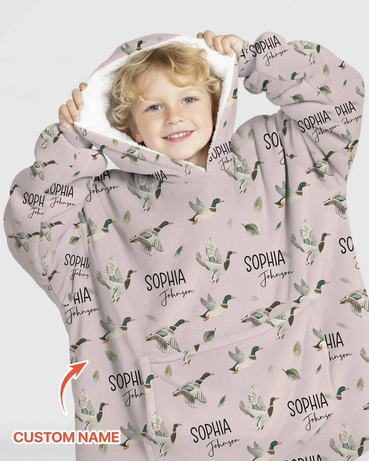 Personalisierbarer Stockenten-Bambus-Deckenhoodie