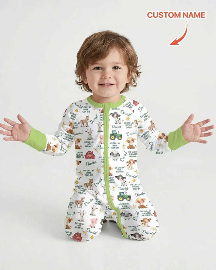 Gerippte Babykleidung mit individuellem Foto - Weich &amp; Skizzenhaft