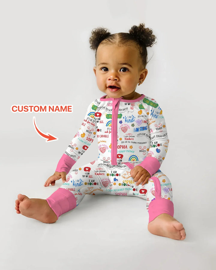 Gerippte Babykleidung mit individuellem Foto - Weich &amp; Skizzenhaft