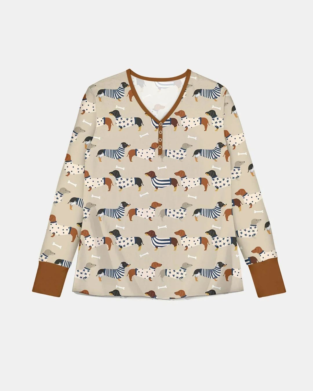 Niedliches Wiener Bamboo Damen Pyjama Set