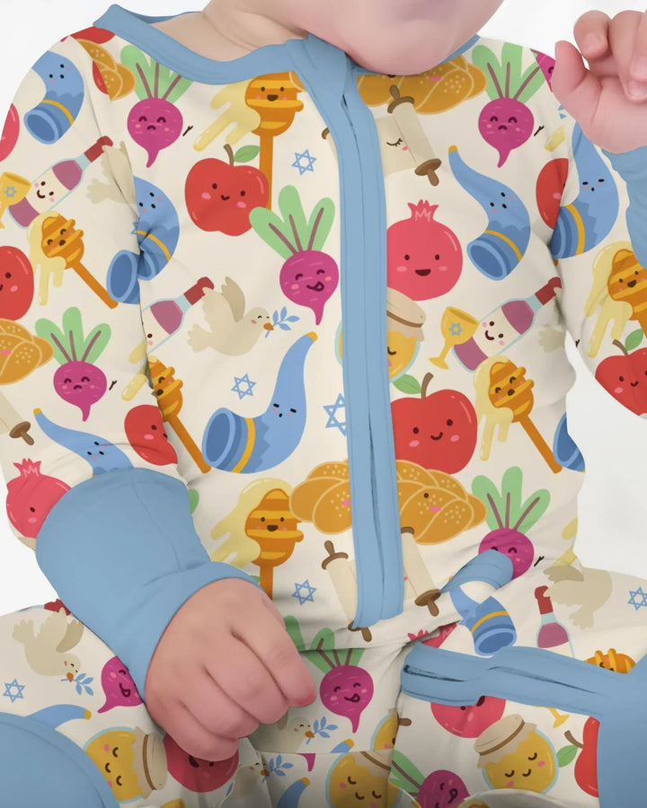 Shana Tova Rosh Hashanah Bamboo Convertible Zippy