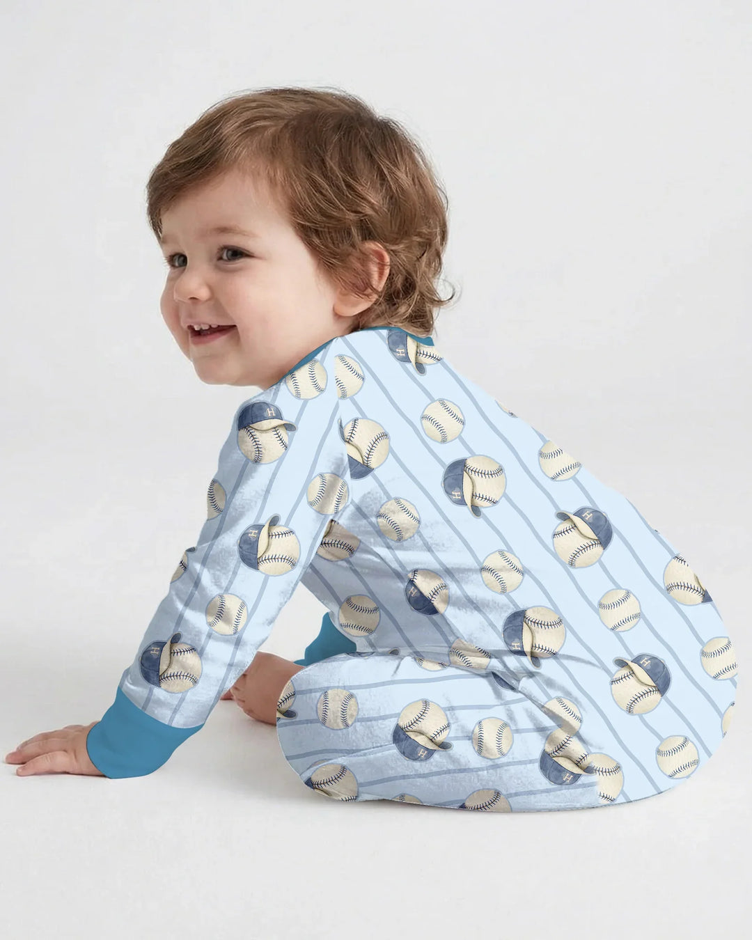 Gerippte Babykleidung mit individuellem Foto - Weich &amp; Skizzenhaft