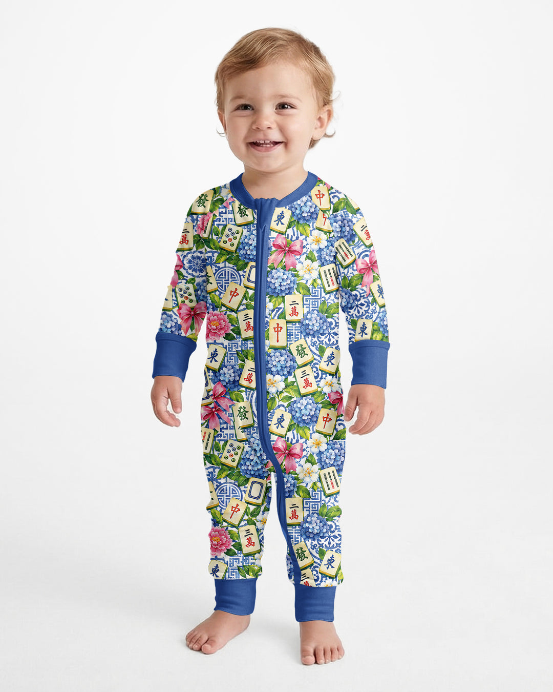 Mahjong in Bloom Bamboo Convertible Zippy