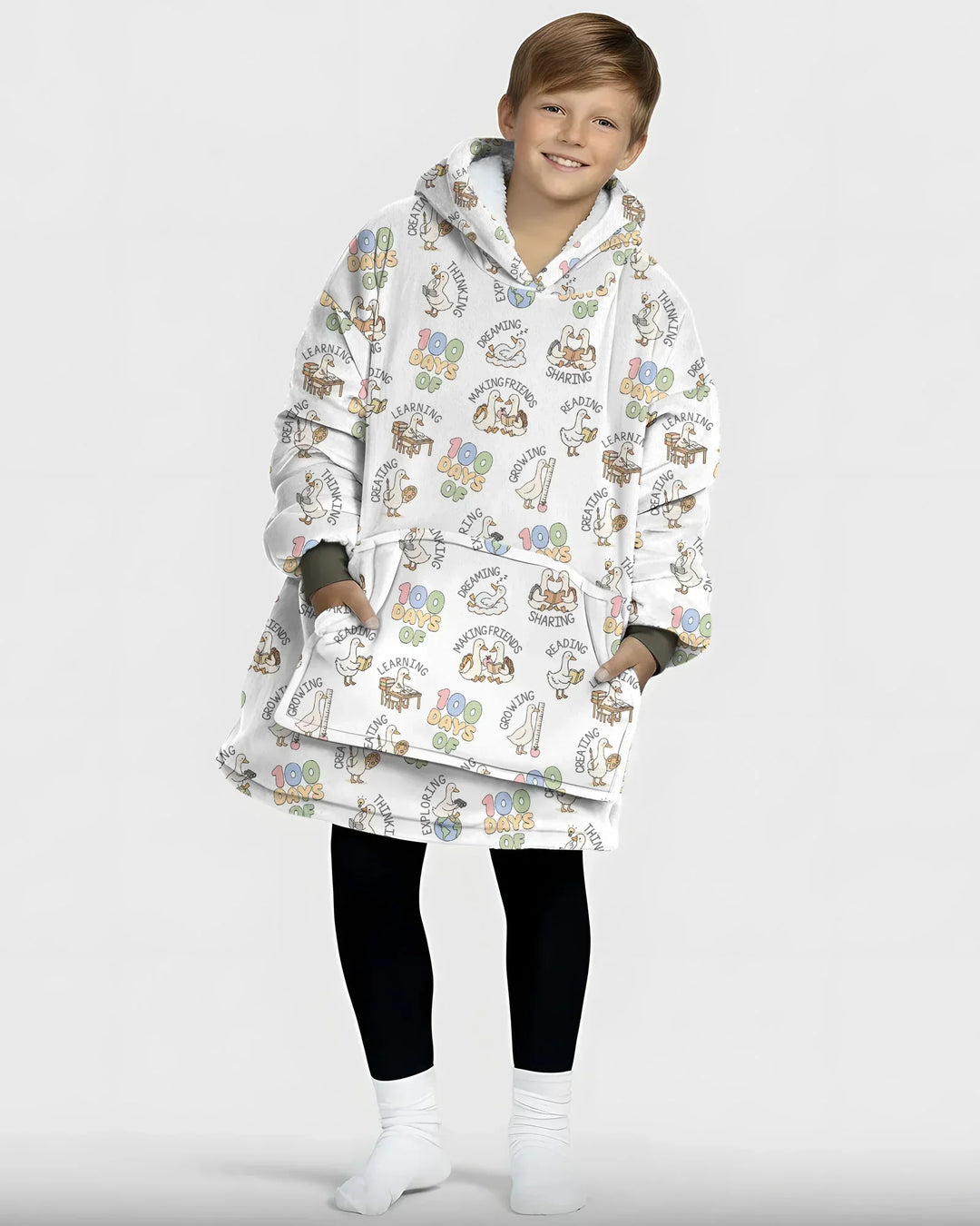 100 Days Of... Tragbarer Bambus-Deckenhoodie