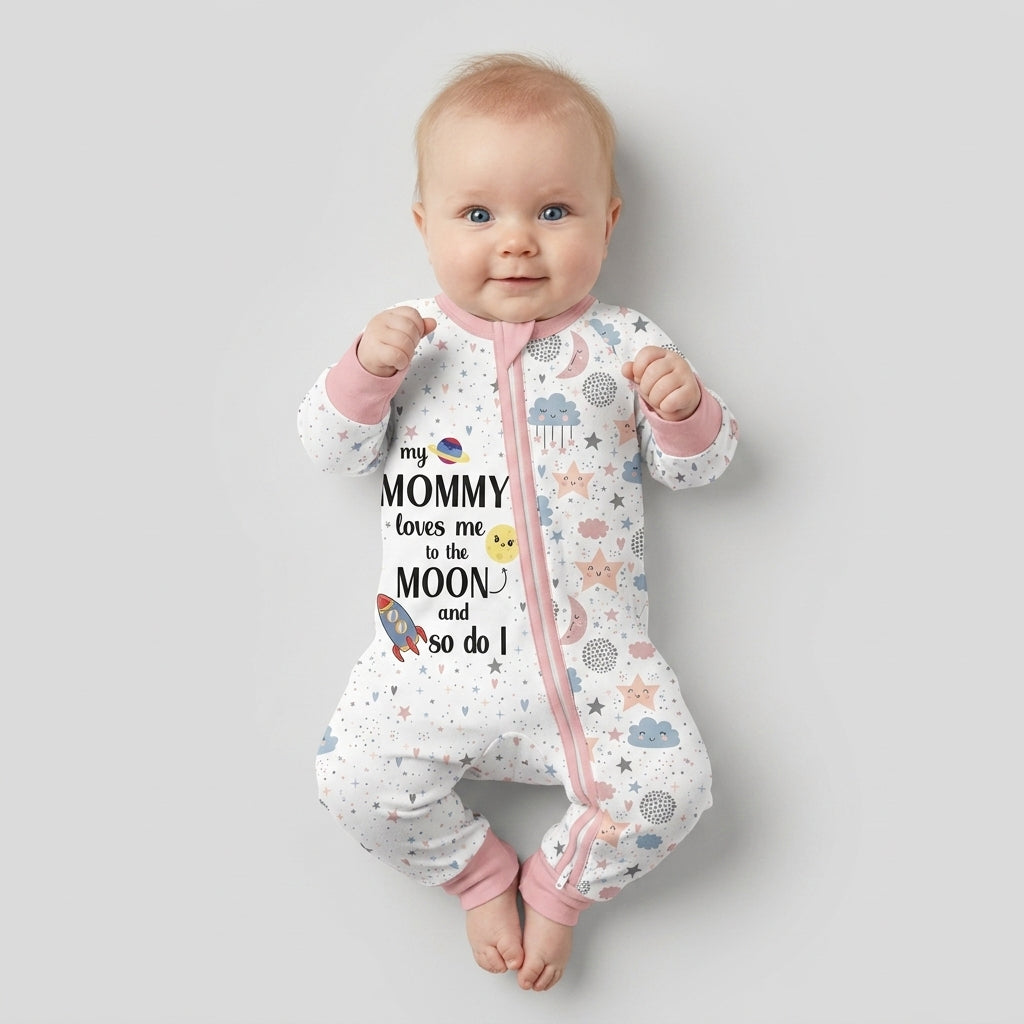 My Mommy Loves Me To The Moon And So Do I Bamboo Convertible Zippy