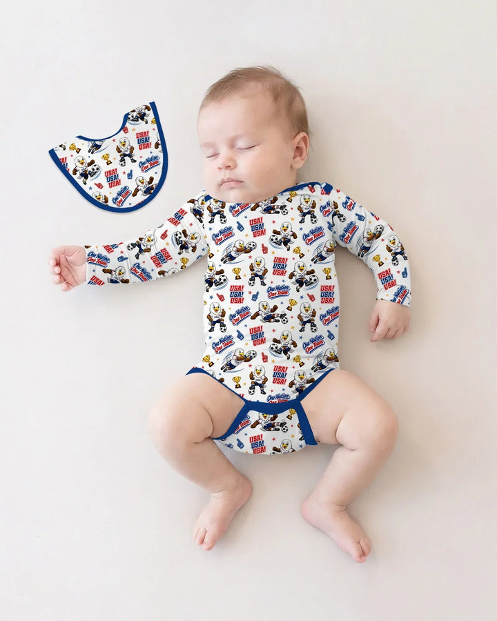 Gerippte Babykleidung mit individuellem Foto - Weich &amp; Skizzenhaft
