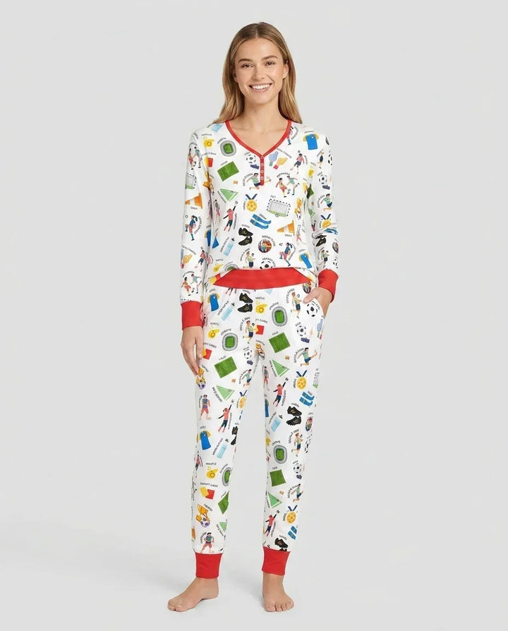 Vorlage Bambus Damen Pyjama Set
