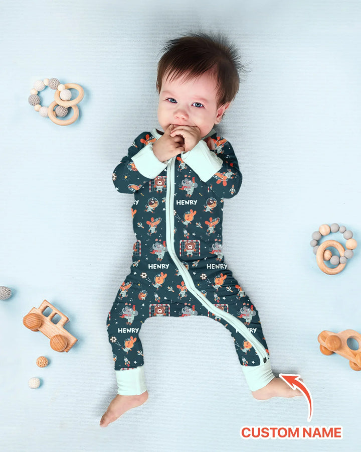 Gerippte Babykleidung mit individuellem Foto - Weich &amp; Skizzenhaft